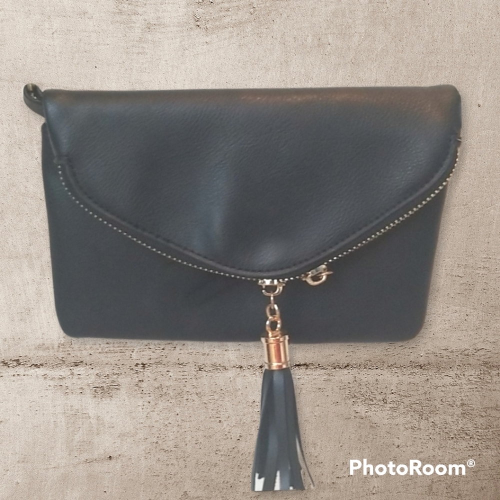 Black & Gold Crossbody - Picture 1 of 4